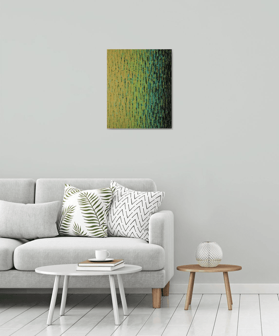Gold-green-blue gradient