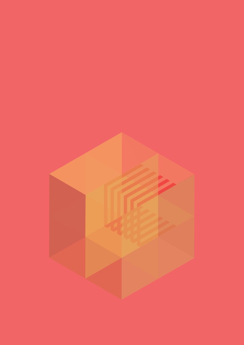 Graphic Cityscapes Giclee Print By David Gill, 12 X 17, Spring Trap, Original Artwork