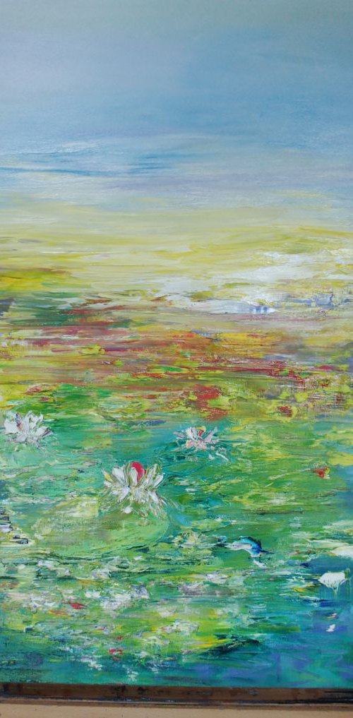 The Waterlilies by Lesley Blackburn