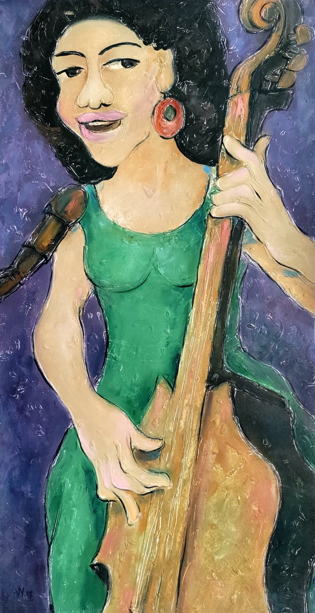 Musician by Valentina Yevmenenko