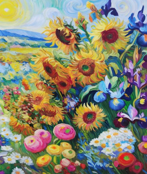 Van Gogh's Garden by Angie Wright