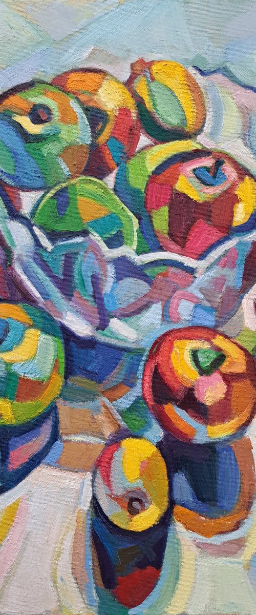 Still life with apples, 1 by Maja Đokić Mihajlović