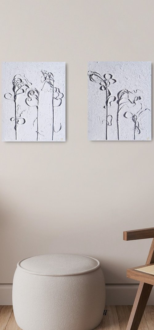Freedom diptych Set of two artworks by Rimma Savina