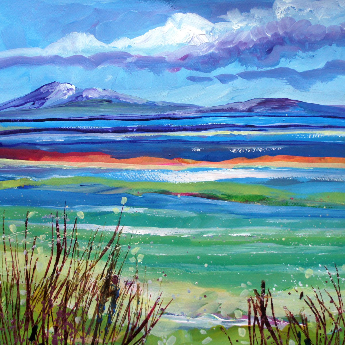 Summer Sea - Highlands of Scotland by Julia Rigby