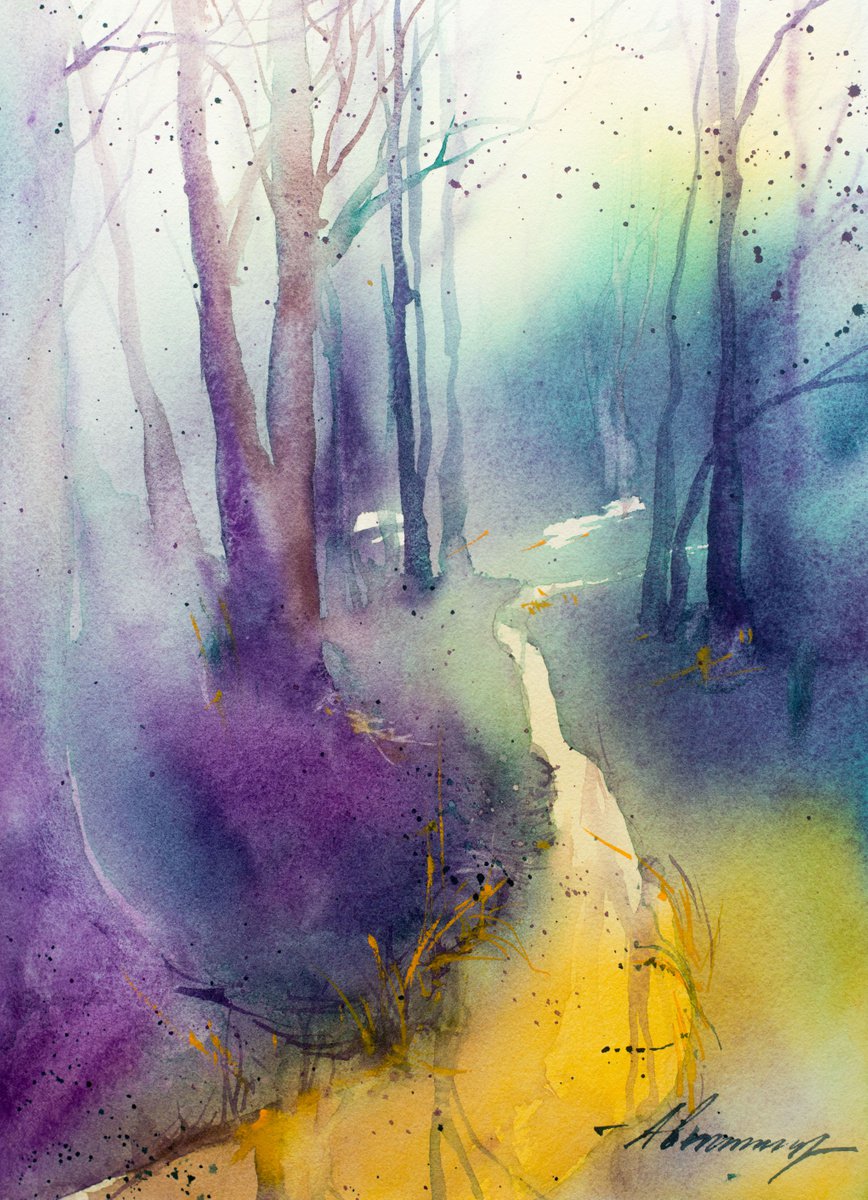 Mysterious forest by Marina Abramova
