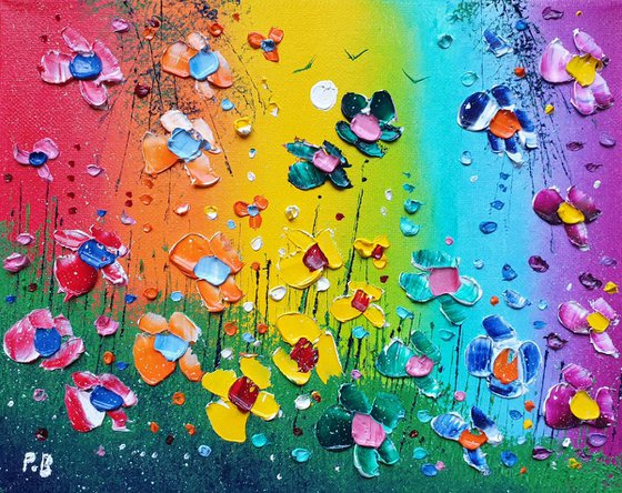 "Under the Rainbow - Flowers in Love"