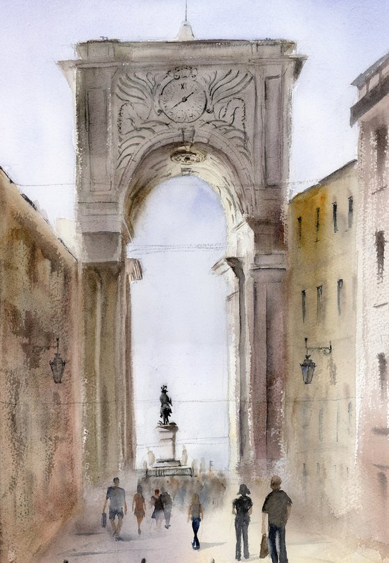 Lisbon's Rua Augusta Arch