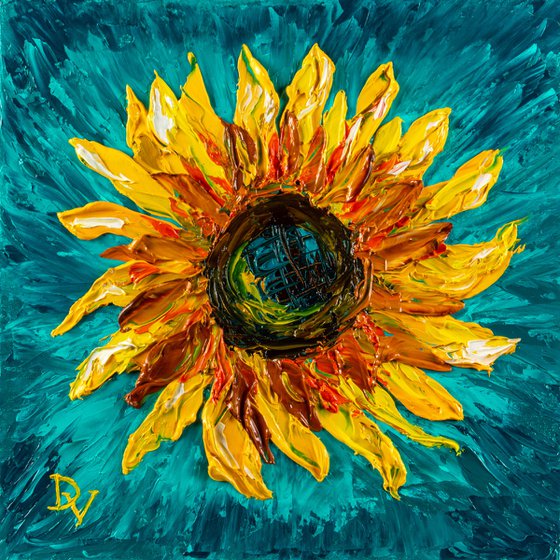 Sunny flower of hope