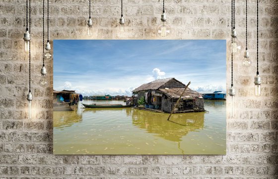 The Floating Villages of Tonlé Sap Lake I - Signed Limited Edition
