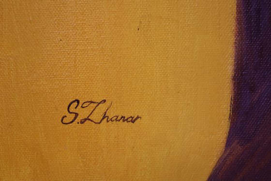 She Sits Where the World Splits