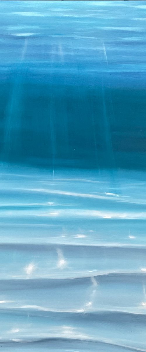 Refreshed - tropical seascape abstract by Alanah Jarvis