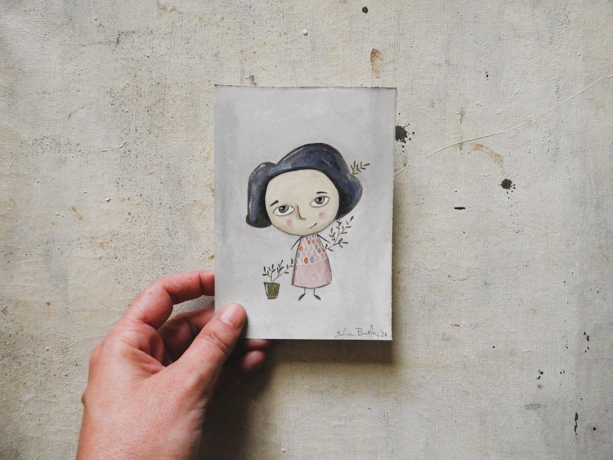 The funny little girl by Silvia Beneforti