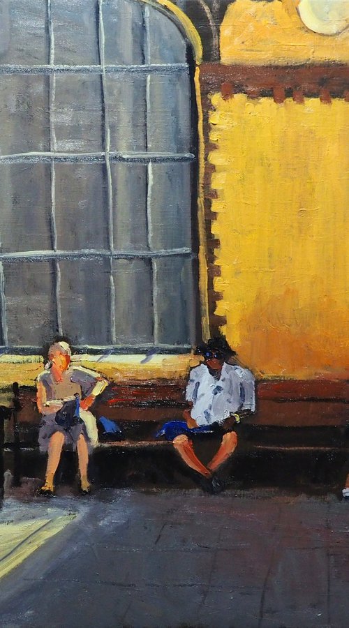 Taking a break by Yuanyuan Liu