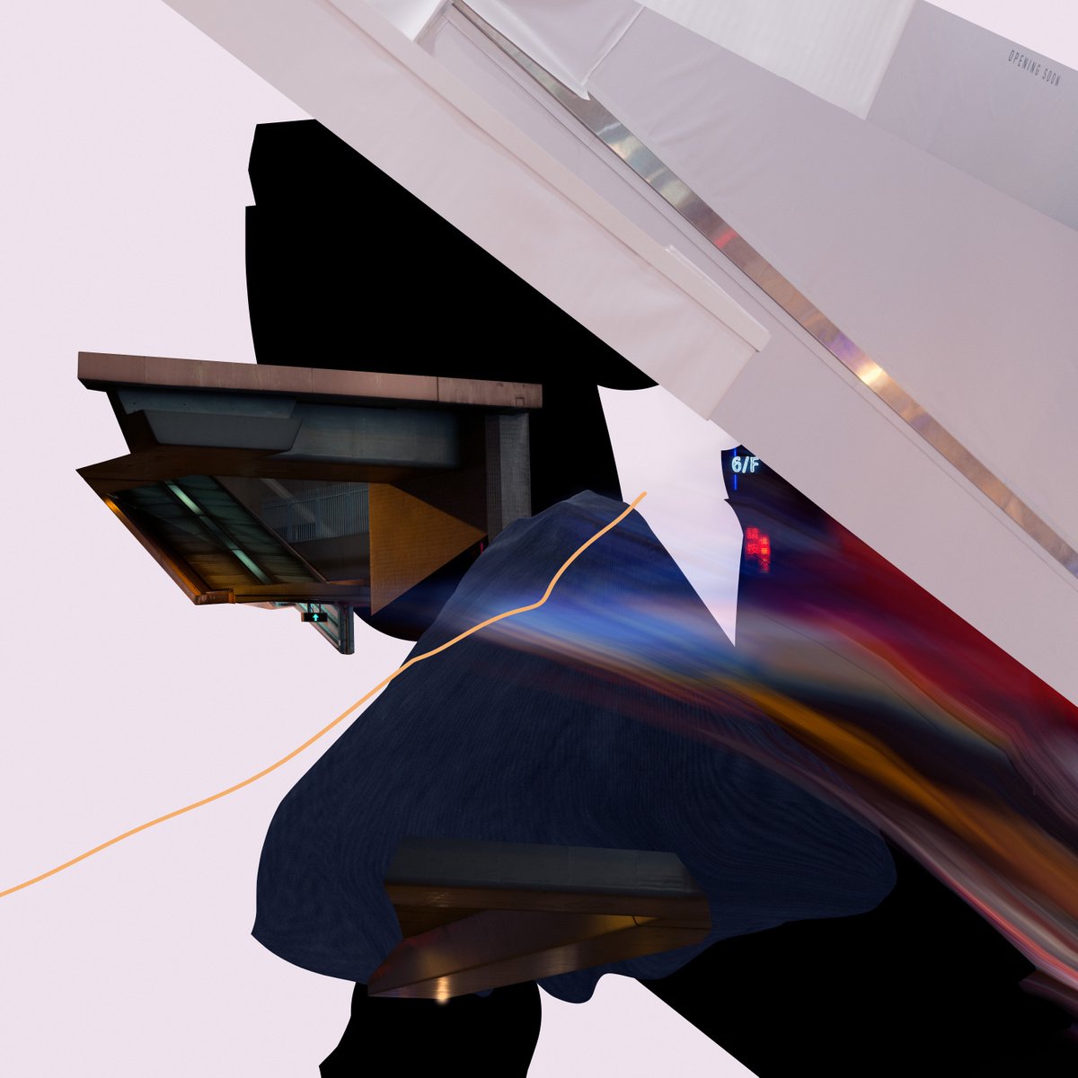 Urban And Pop Abstract Photograph By Robert Houzar, 28 X 28", 6/F, Original Artwork