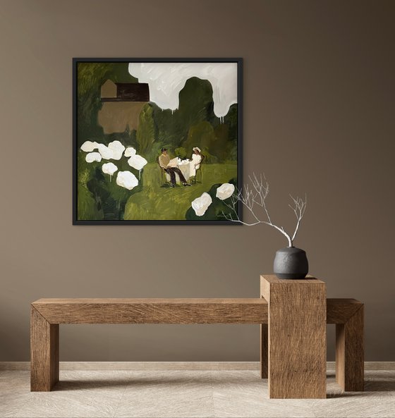 «Time of White Hydrangeas»