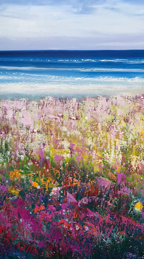 Wild Flowers at the Beach by Laure Bury