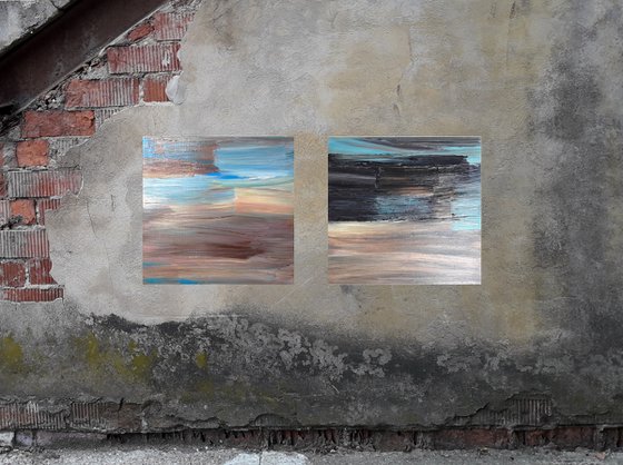 Diptych ''My Brushstrokes #1 and #2"