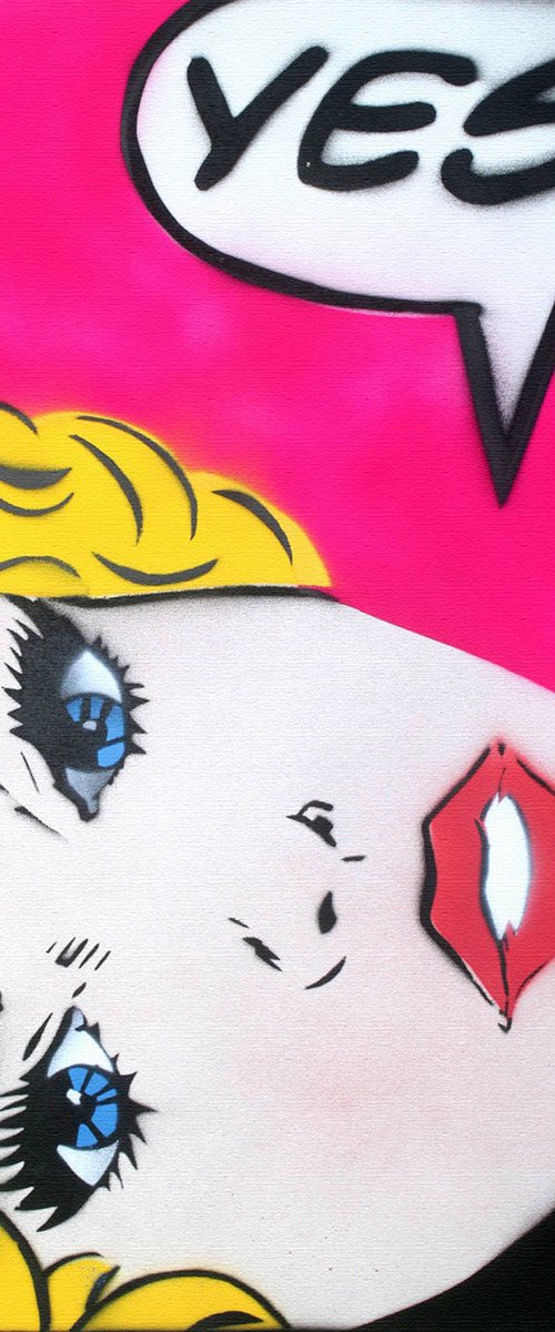 "YES!" (HORRID PINK) (BC) by Juan Sly