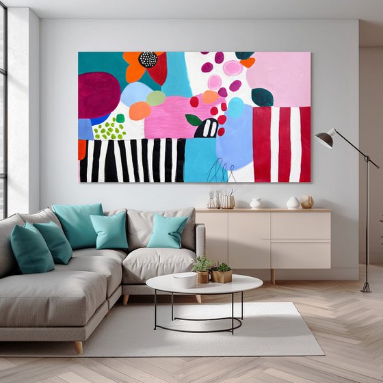 Dynamic Abstract painting