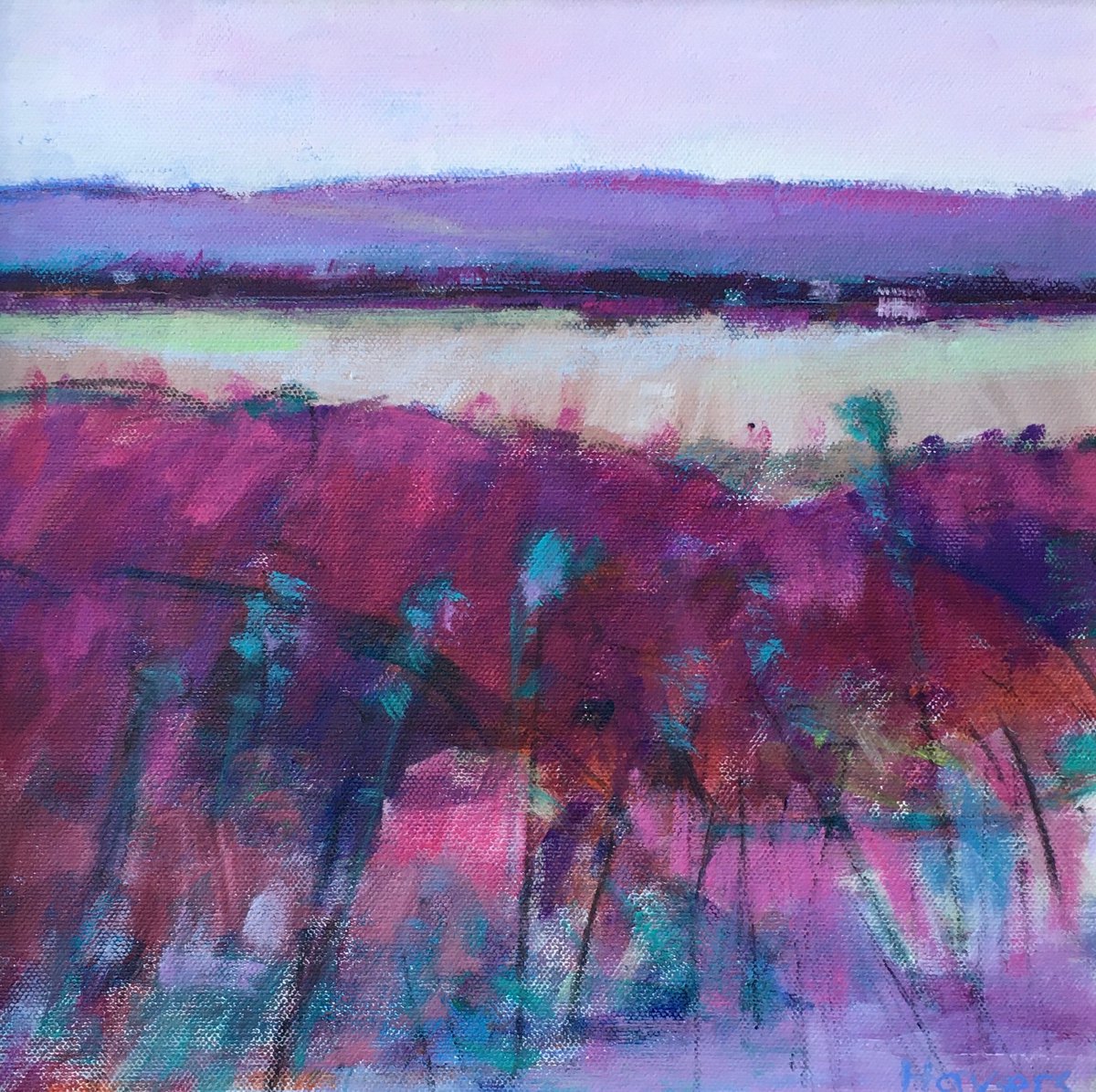 Willowherb and Grasses by Chrissie Havers