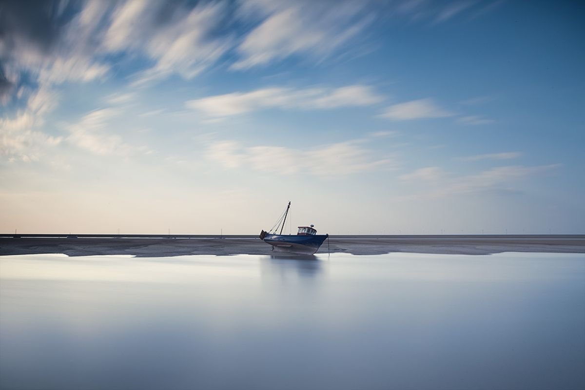 Fishing boat at rest by Steve Deer