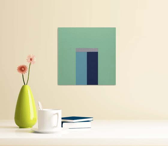 HEATHER - Modern / Minimal Geometric Painting