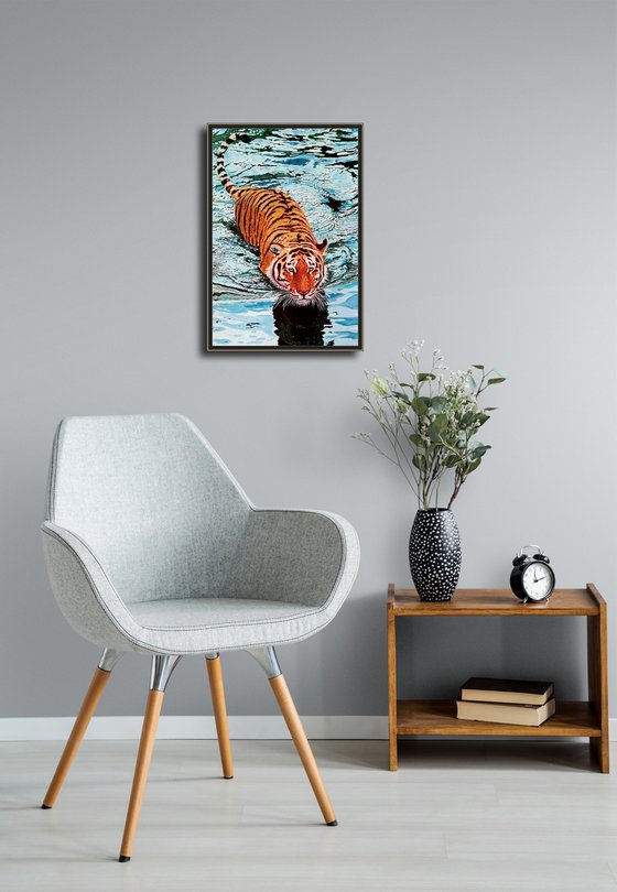 Floating Tiger
