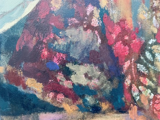 Still life with pomegranate