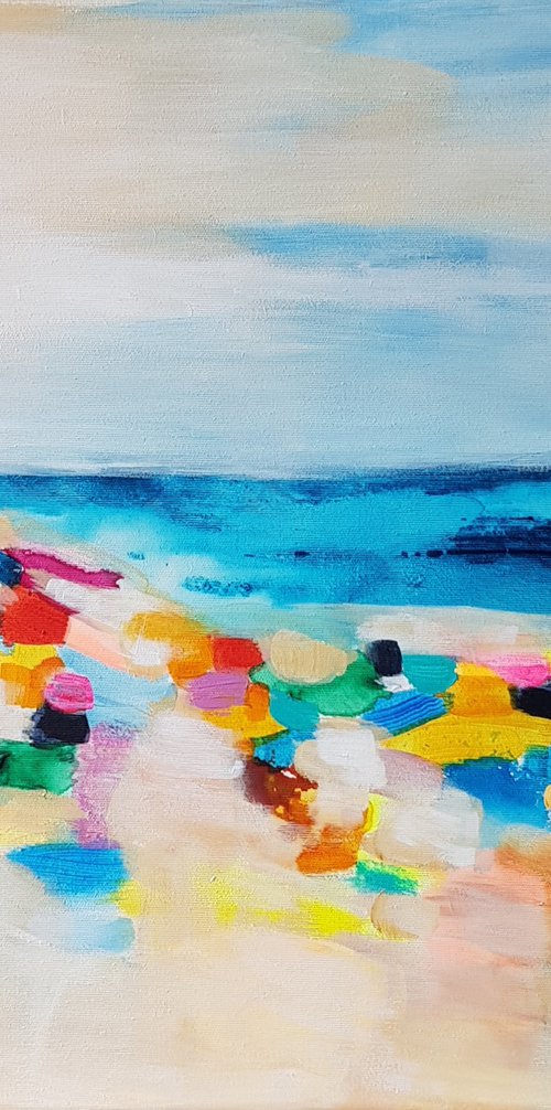 At the beach 4 by Wioletta Gancarz