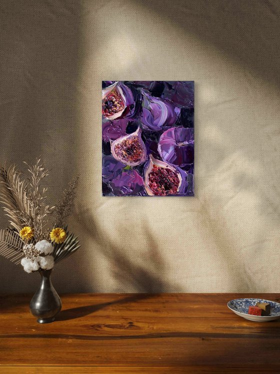 Velvet Figs – Purple Fig Painting