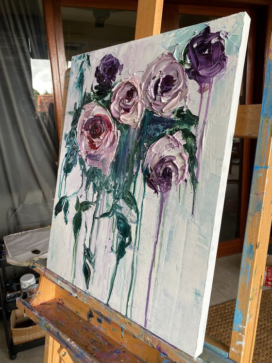 Flowing Dusty Roses II