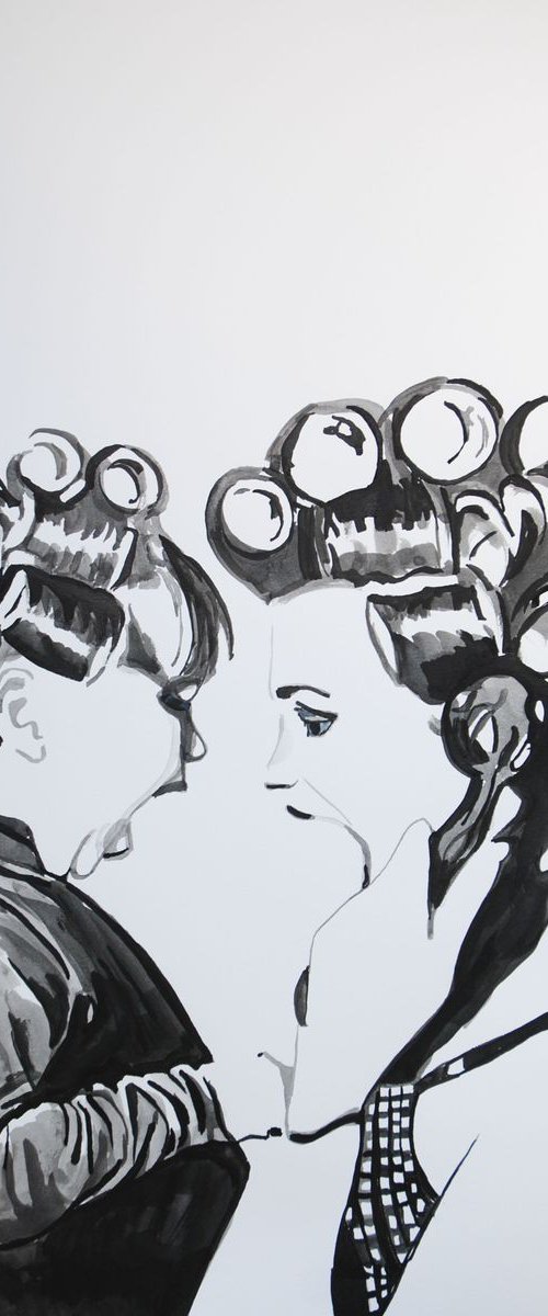 Motherhood / 71.8 X 49.8 cm by Alexandra Djokic