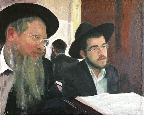 New York, Discussing Torah by Andrew  Reid Wildman