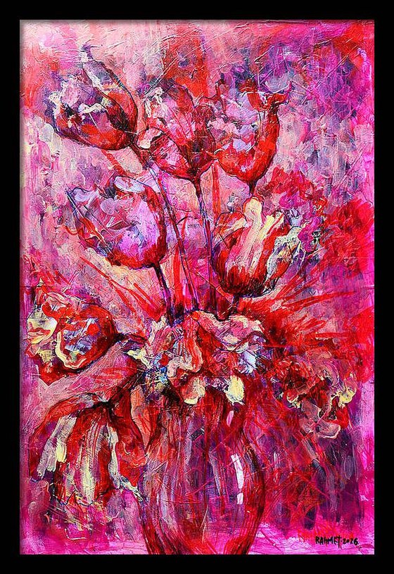 Fantasy with Flowers 338: paper 59x42cm
