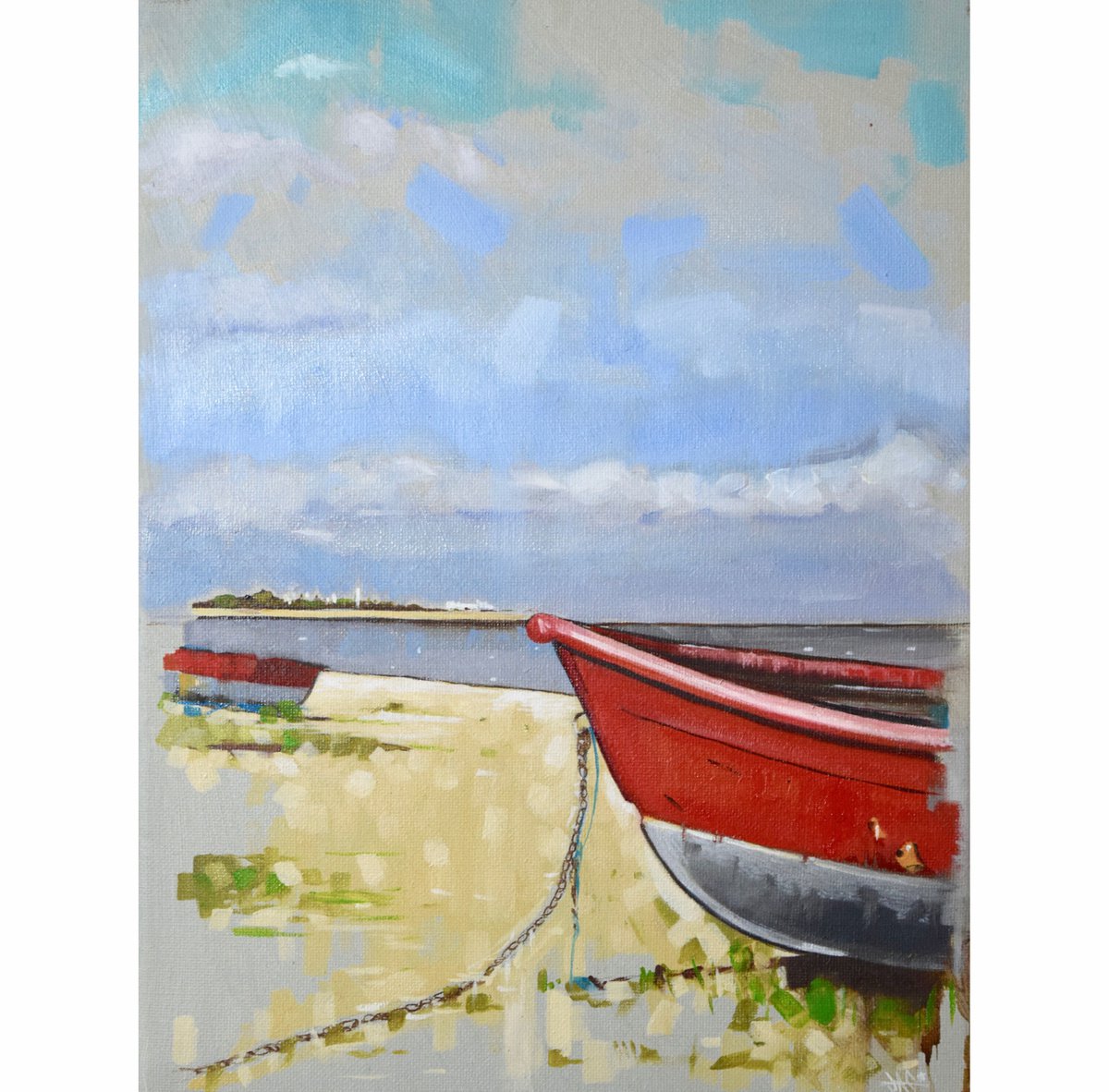 Red Boat, Dunwich [Suffolk] by Jem Gooding