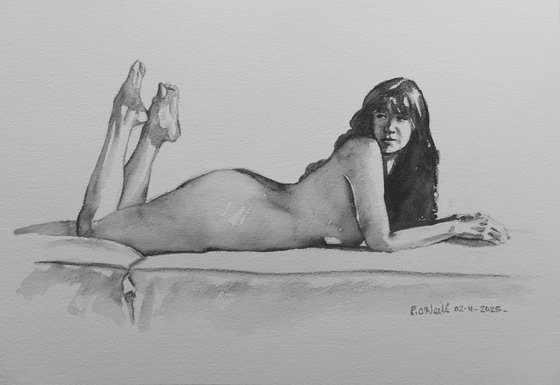 female nude study