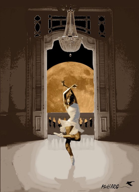 MOONLIGHT BALLET  22"x30"