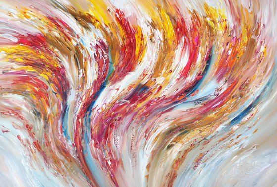 Yellow And Red Vibrations D 1