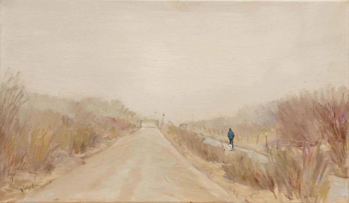 Misty path to the Sea by alberto valentini