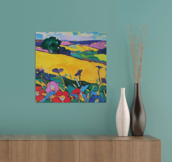 Wildflowers and Wheat Fields