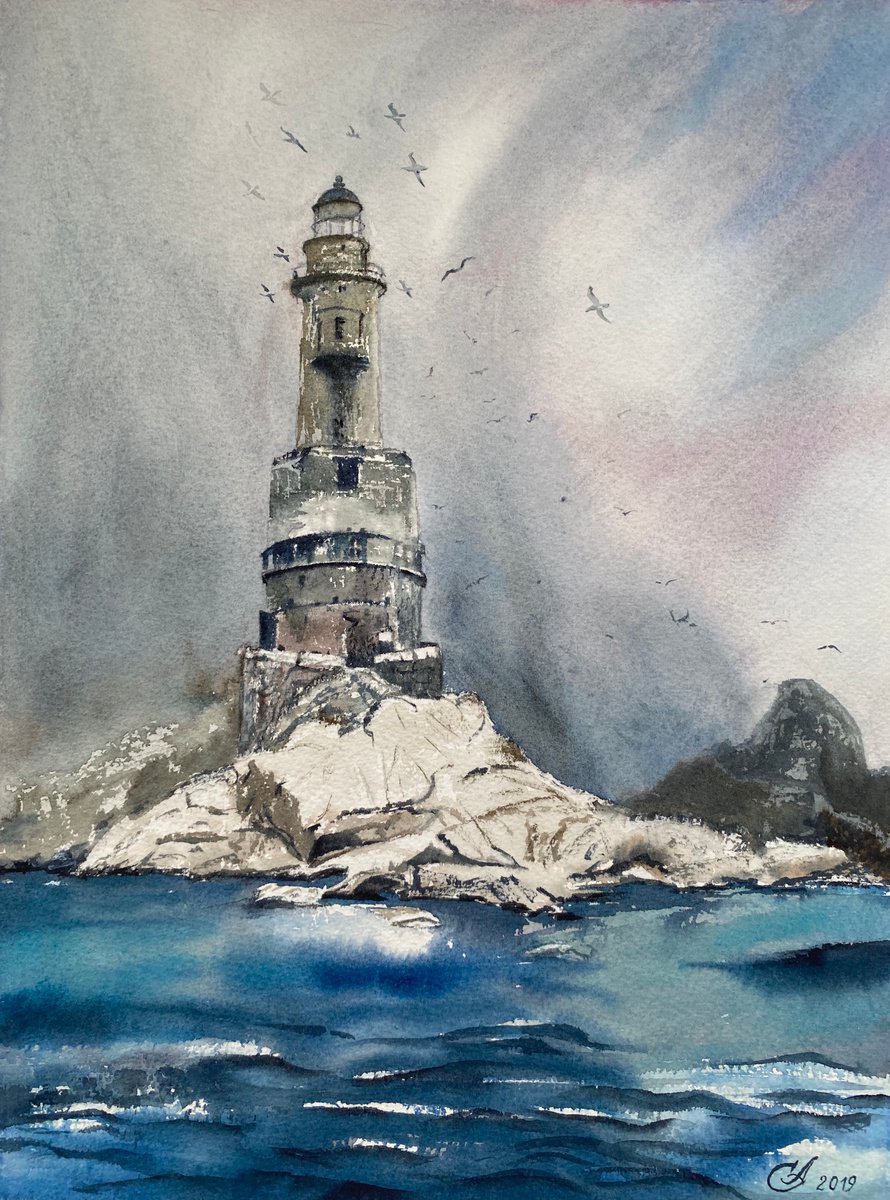 The Aniva Lighthouse by Alla Semenova