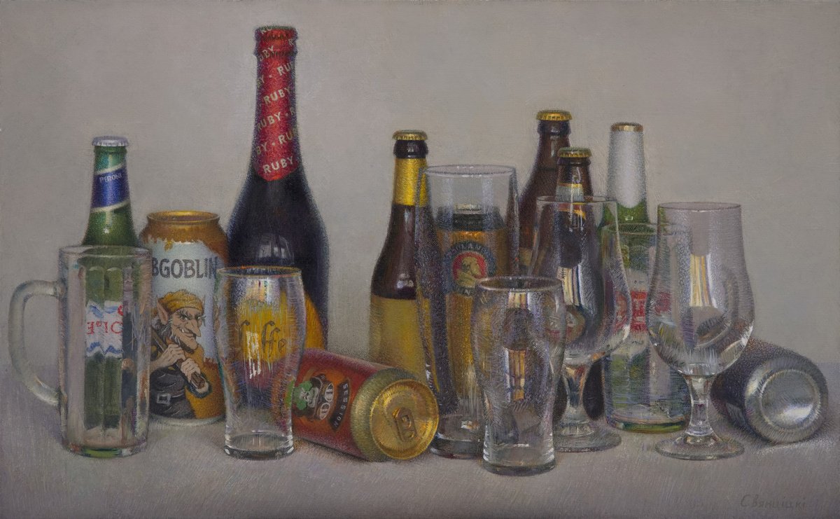 Through The Glass By Ihar Sviancicki, 26 X 16, Artwork For Sale On Artfinder