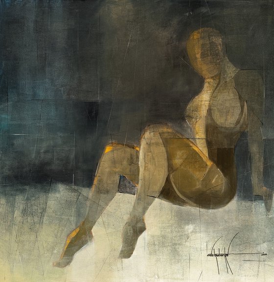 Contemplation in Blue