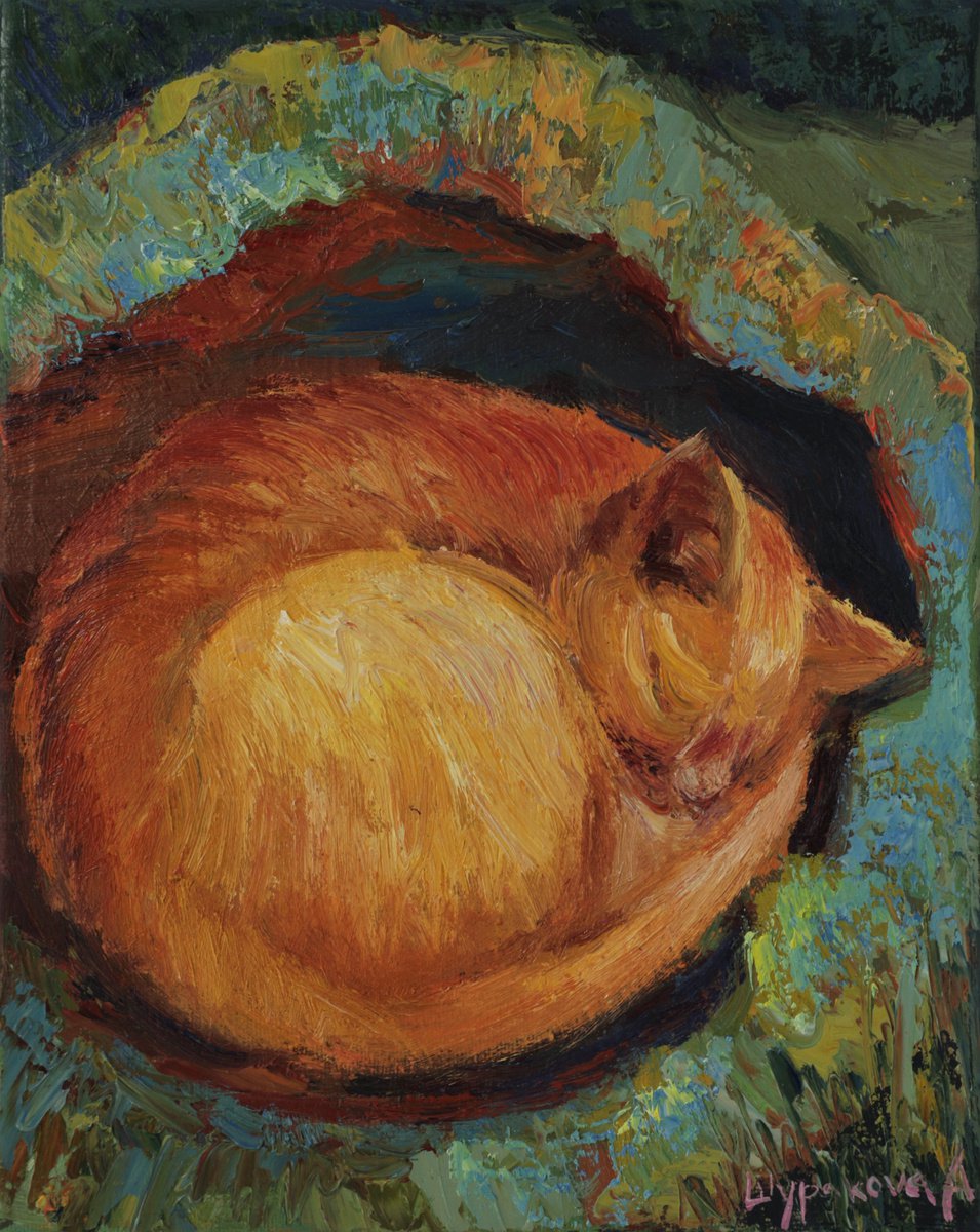 Ginger cat by Anna Shurakova