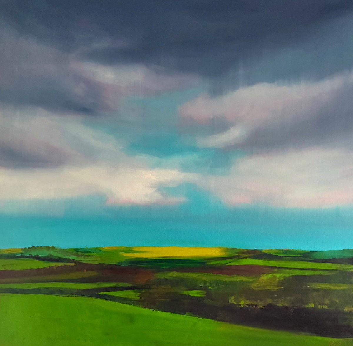 October Light By Francesca Currie, 39 X 39, Artwork For Sale On Artfinder