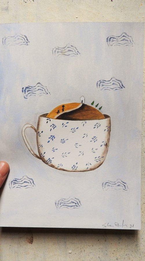 Inside a cup by Silvia Beneforti