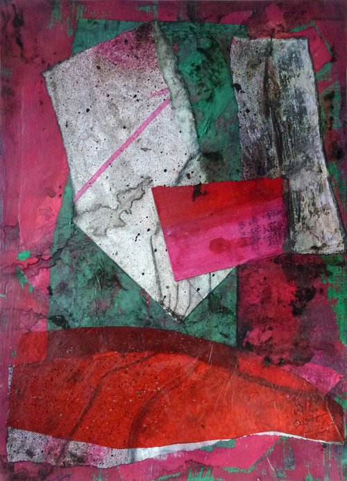 Pink, Red & Green by Antonia Glynne Jones
