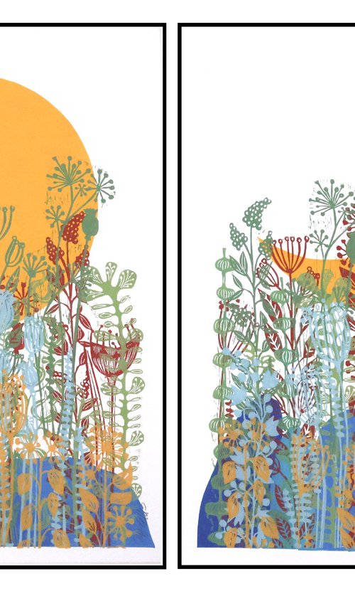 Night and Day, print set by Mariann Johansen-Ellis
