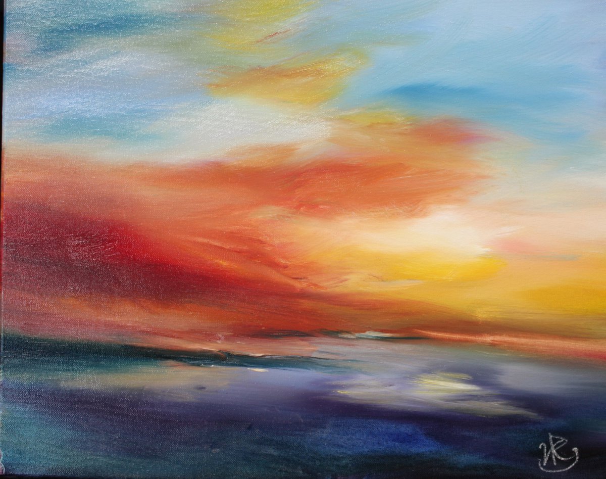 Sunset colours by Val-irene Robertson (previously Valerie Robertson)