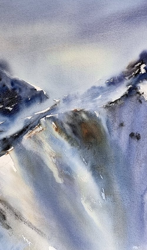 Winter Mountains -4 by Elena Genkin